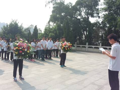 太阳成tyc234cc2014年清明节缅怀先烈扫墓活动报道